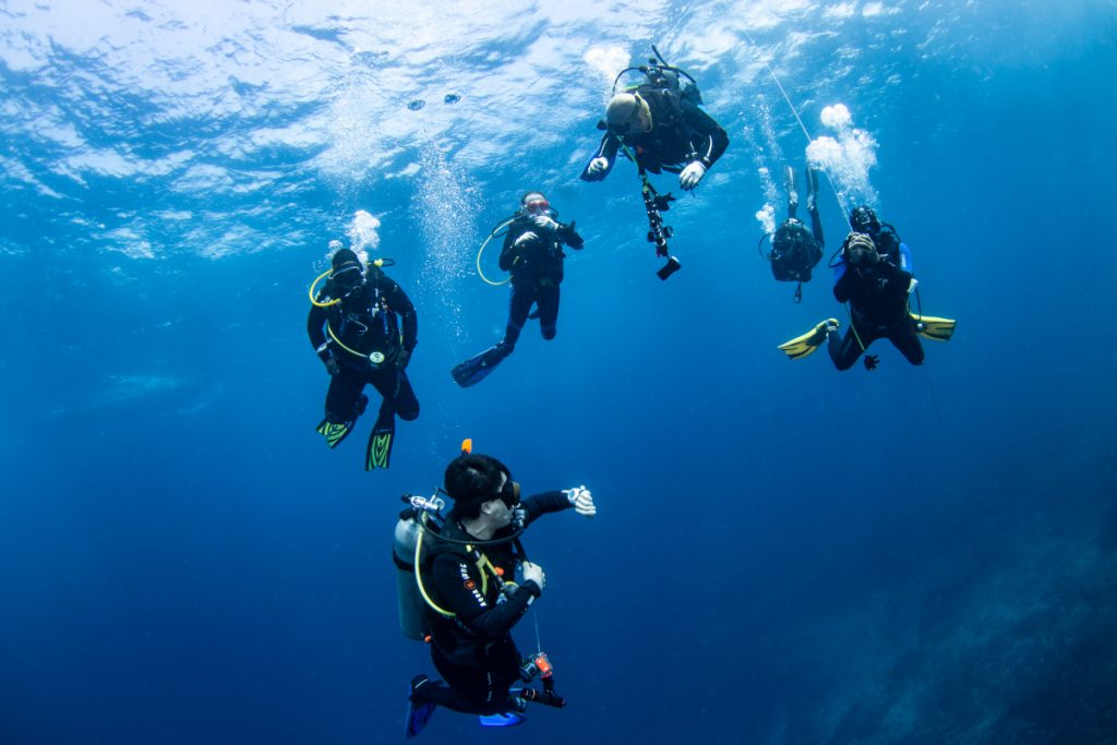 advance open water diving